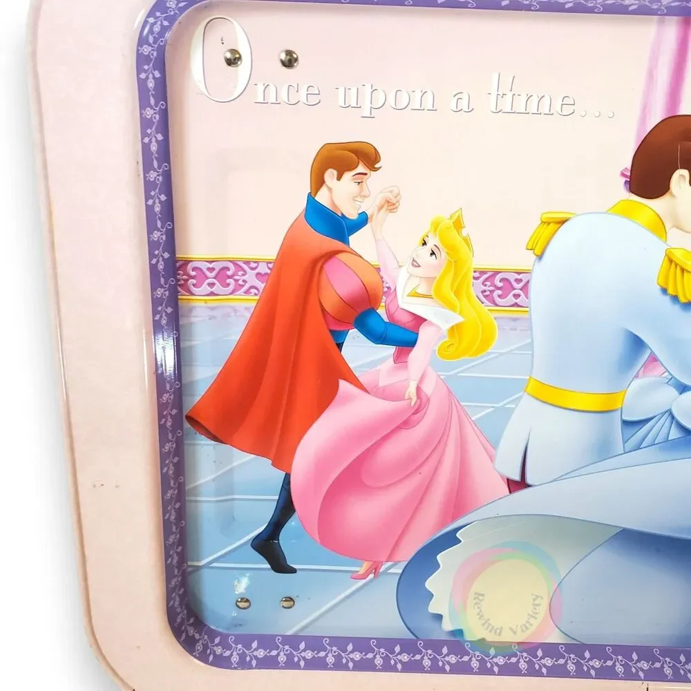 Vintage Disney Princess Folding Metal Lap Tray 17x12